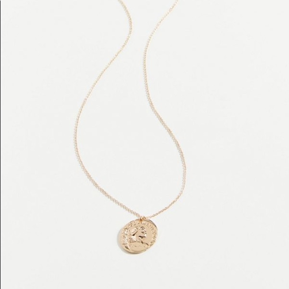 urban outfitters gold coin necklace